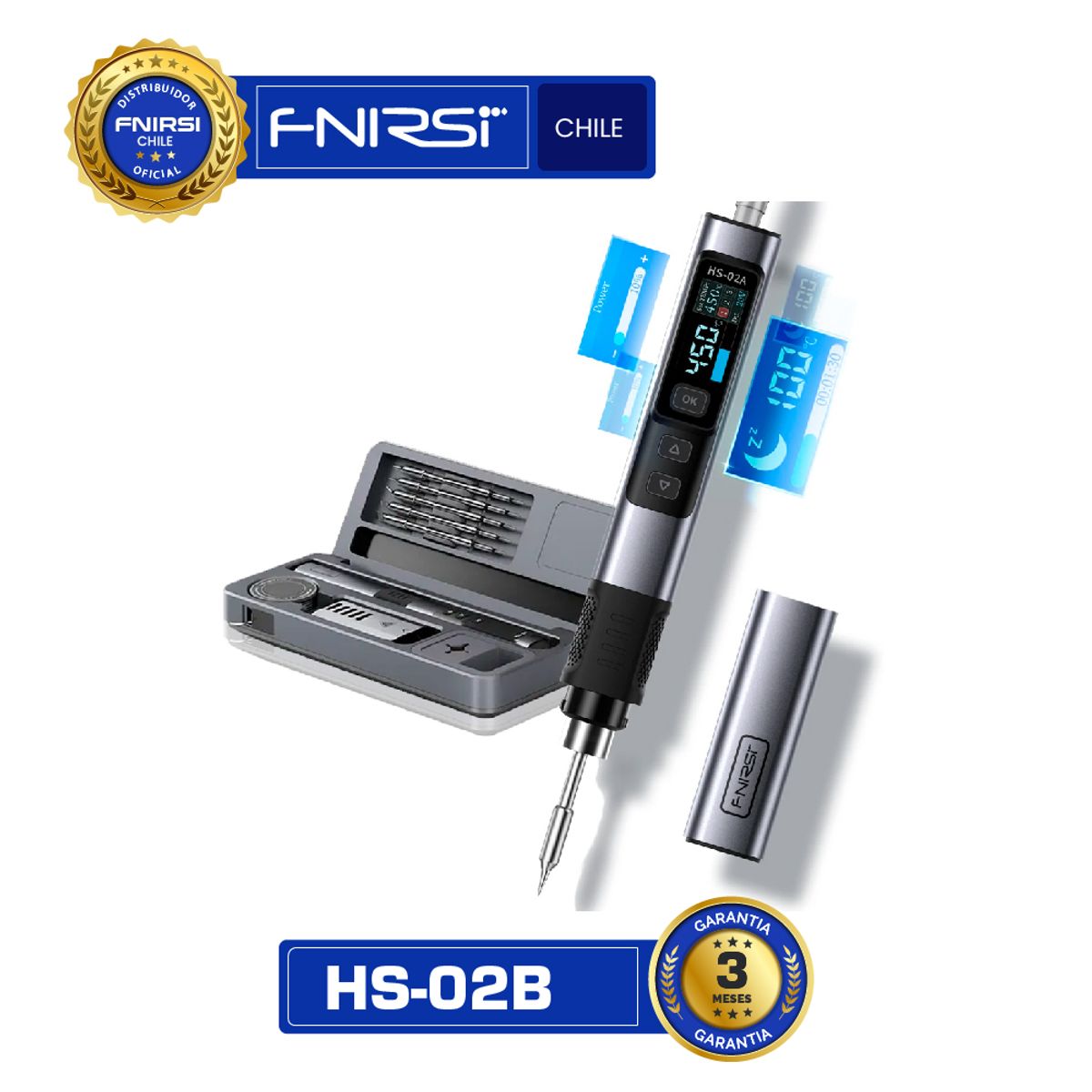 GENERICO - Soldador Inteligente Portátil FNIRSI HS-02B