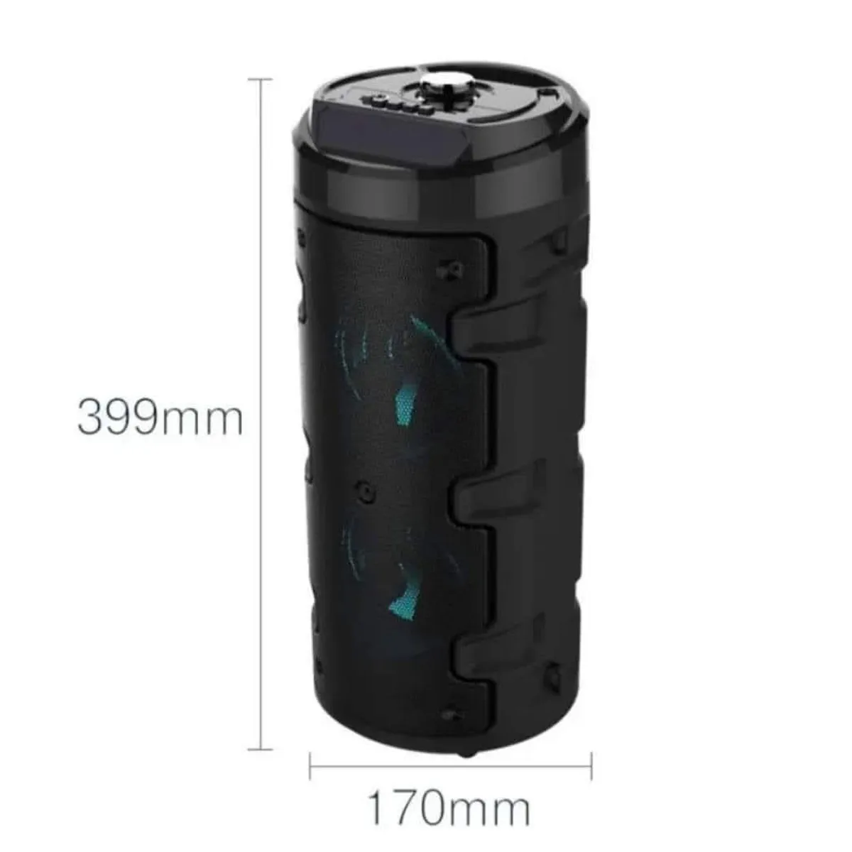 GENERICO - Parlante Speaker Bluetooth Portatil Negro