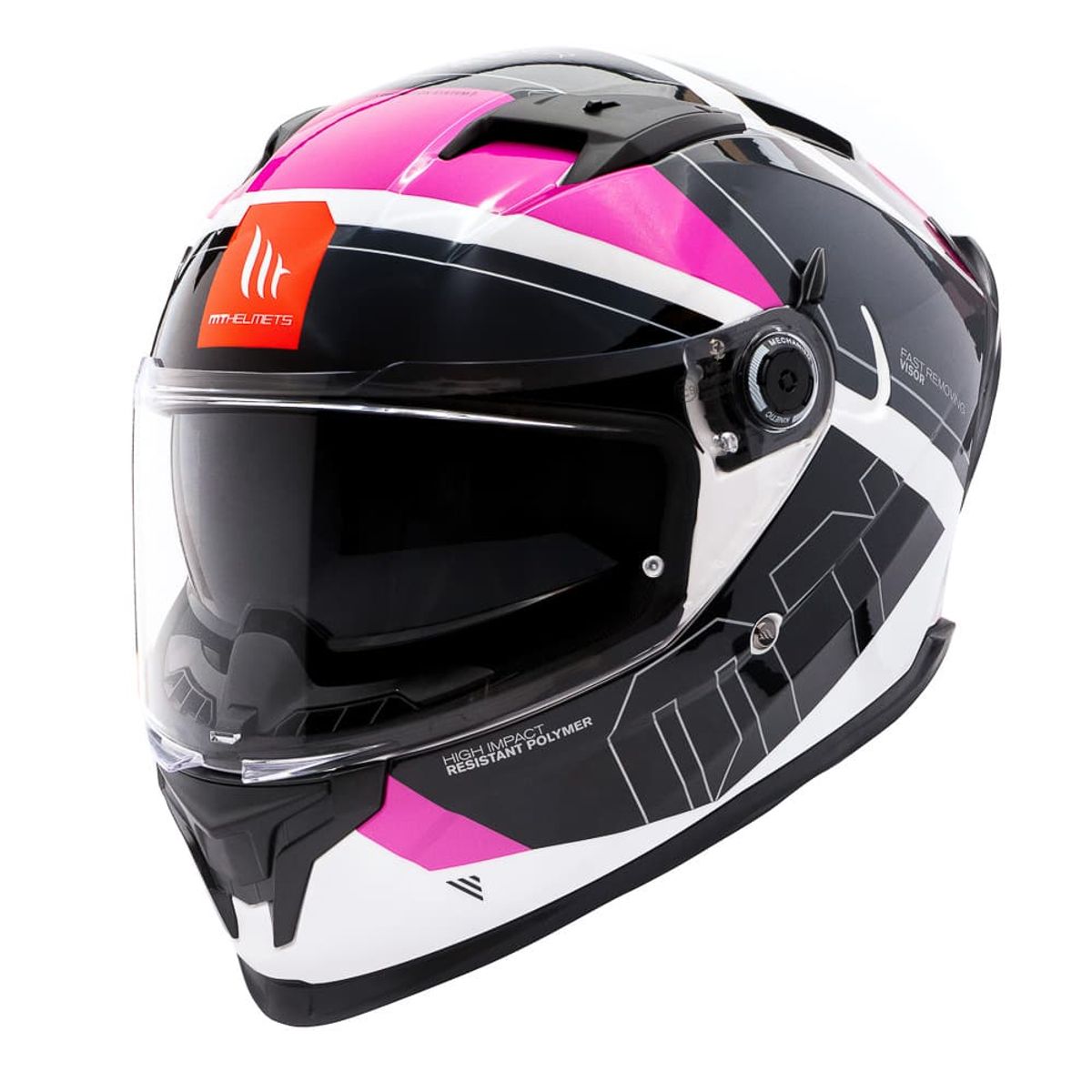 MT - Casco MT FF128SV Braker SV Lab A8 Rosa Brillo