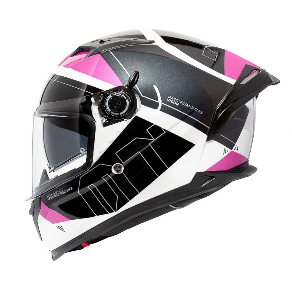 MT - Casco MT FF128SV Braker SV Lab A8 Rosa Brillo