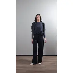 LA MURA - Polerón Olivia Gris Lavado