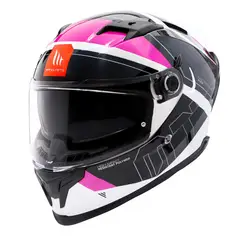 MT - Casco Para Moto Braker SV Lab Rosa Brillo