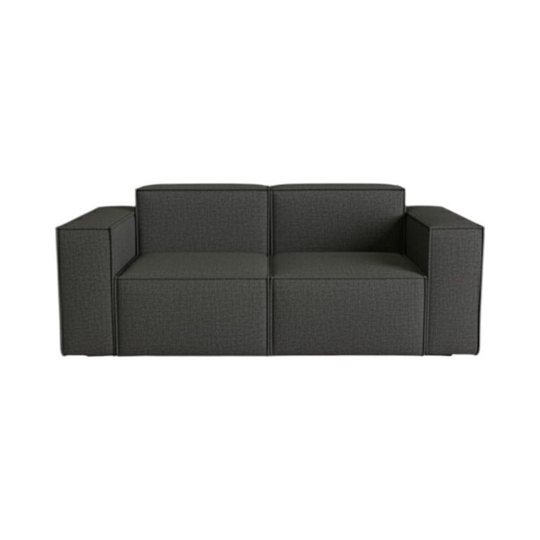 SOFA AURA DOS CUERPOS LINO GRIS OSCURO Gris oscuro
