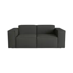 DISEÑOS VALESTRINI - SOFA AURA DOS CUERPOS LINO GRIS OSCURO
