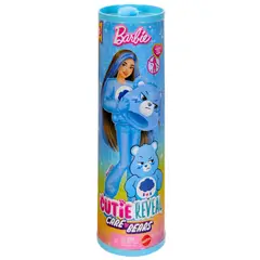 BARBIE - Muñeca Cutie Reveal Care Bears colección peluche