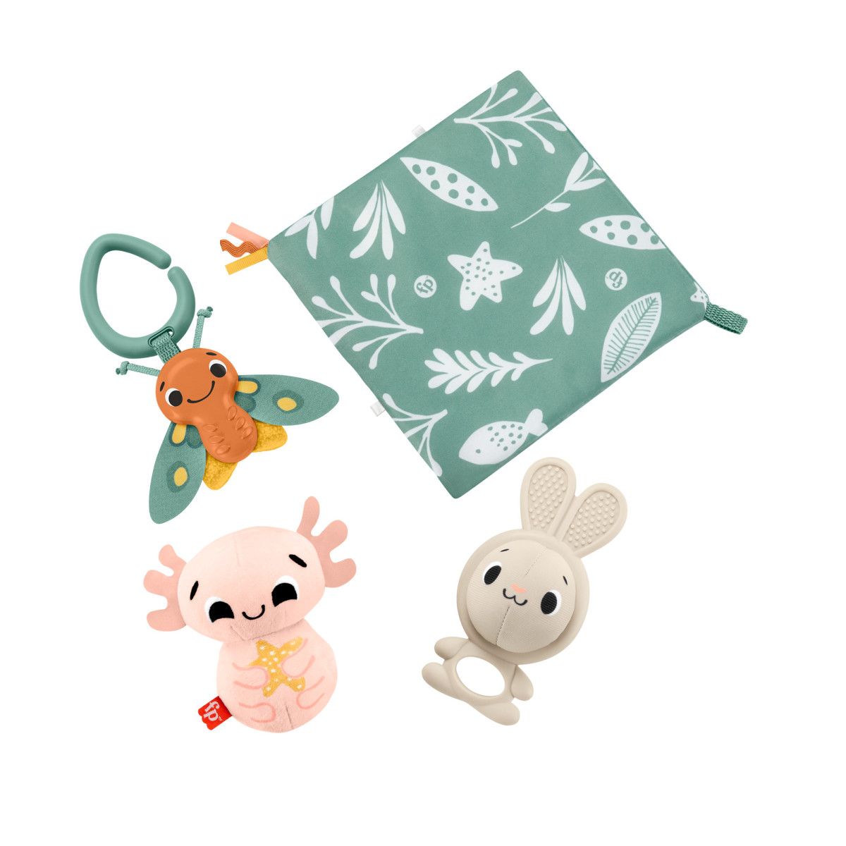 FISHER PRICE - Juguetes didácticos Fisher Price set sensorial para bebé