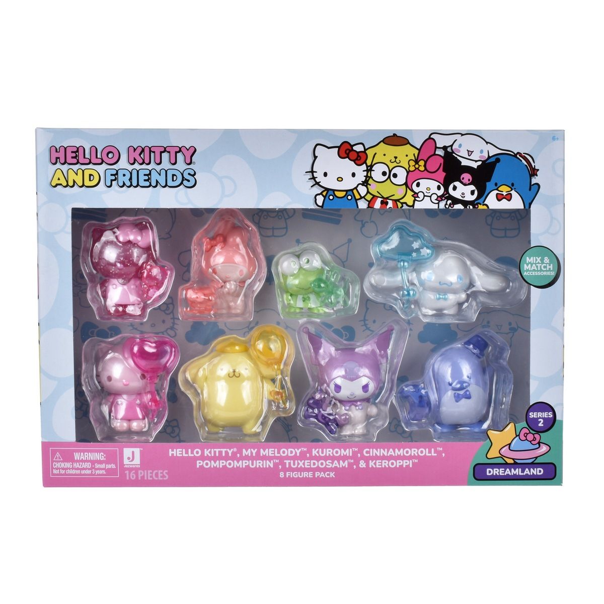 HELLO KITTY - Figuras de acción Hello Kitty colección 8 personajes