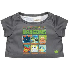 BUILD A BEAR - Polera Cómo entrenar a tu dragón peluche