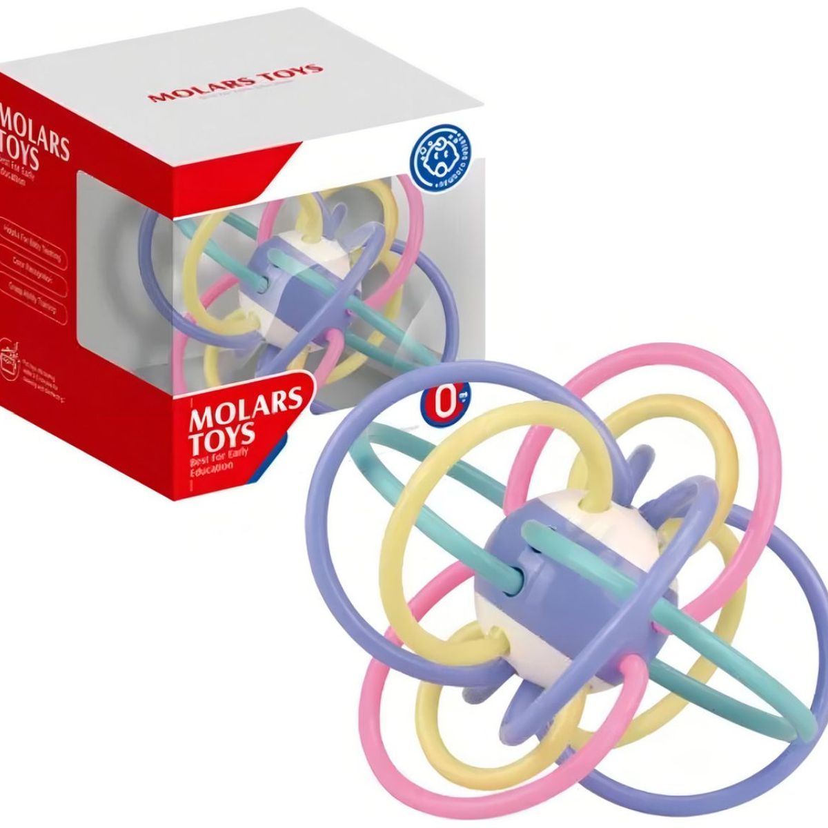GENERICO - Pelota estimulante Y Sonajero Para Bebés Color Multicolor