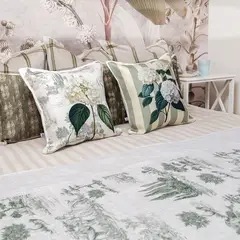 TUYO PRINT - Cojín Green Toile - 45 x 45
