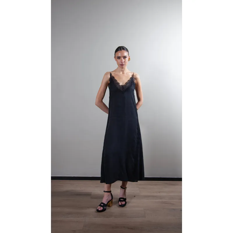 LA MURA - Vestido Jacinta Negro