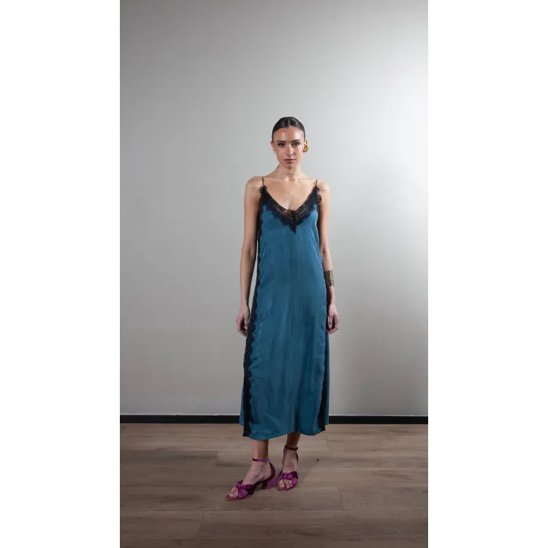 LA MURA - Vestido Jacinta Azul
