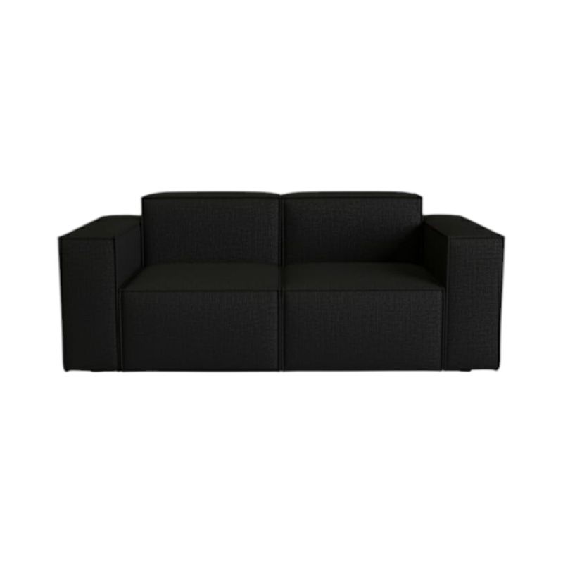 DISEÑOS VALESTRINI - SOFA AURA DOS CUERPOS LINO NEGRO