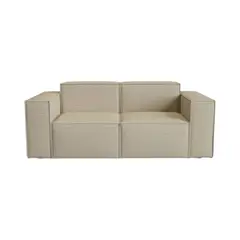 DISEÑOS VALESTRINI - SOFA AURA DOS CUERPOS LINO BEIGE