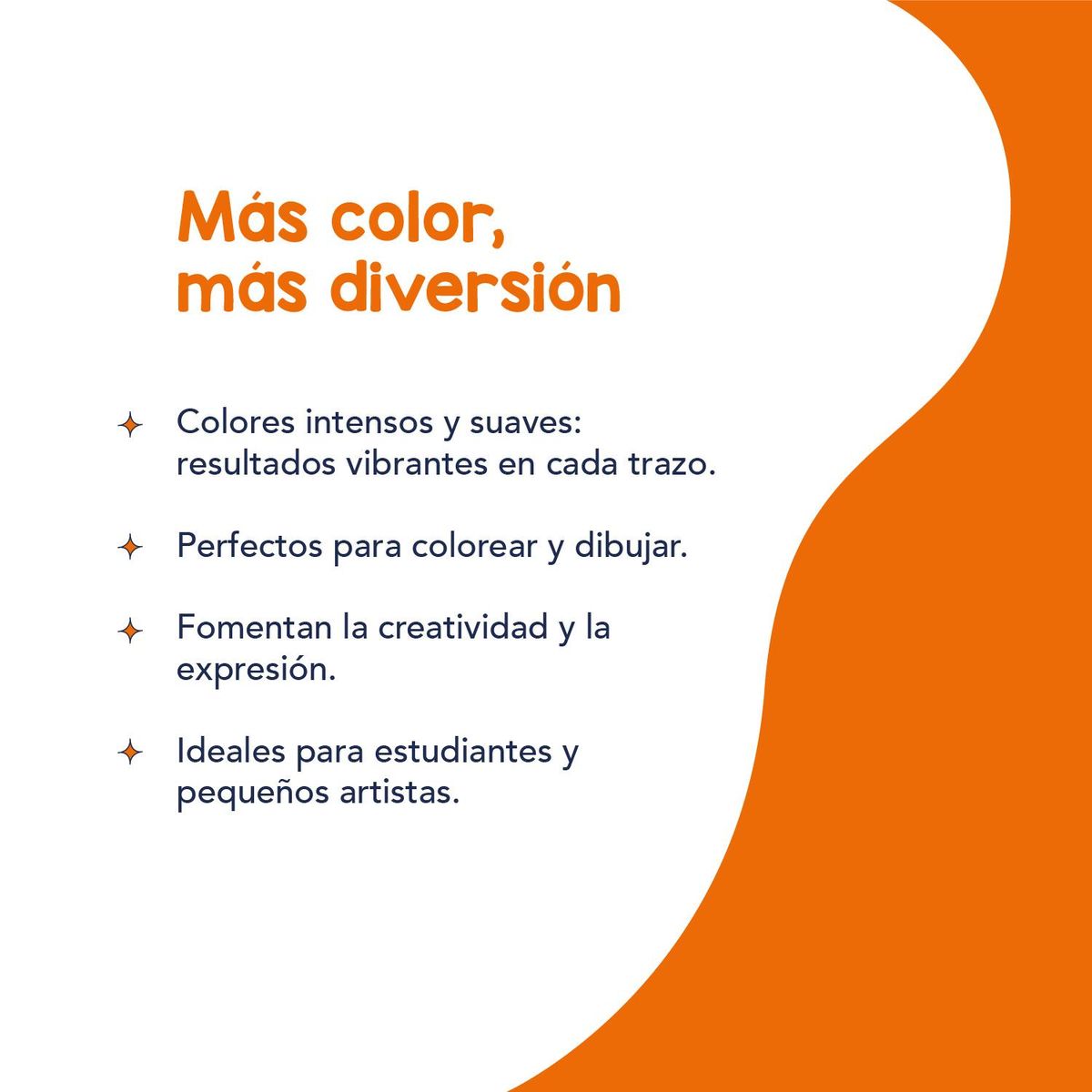 GENERICO - Crayones Lapices Cera Jumbo Vinifan - Set 12 Colores