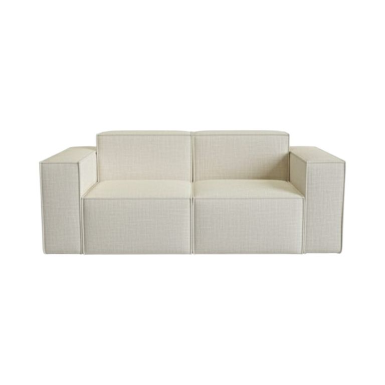 SOFA AURA DOS CUERPOS LINO CRUDO Crema