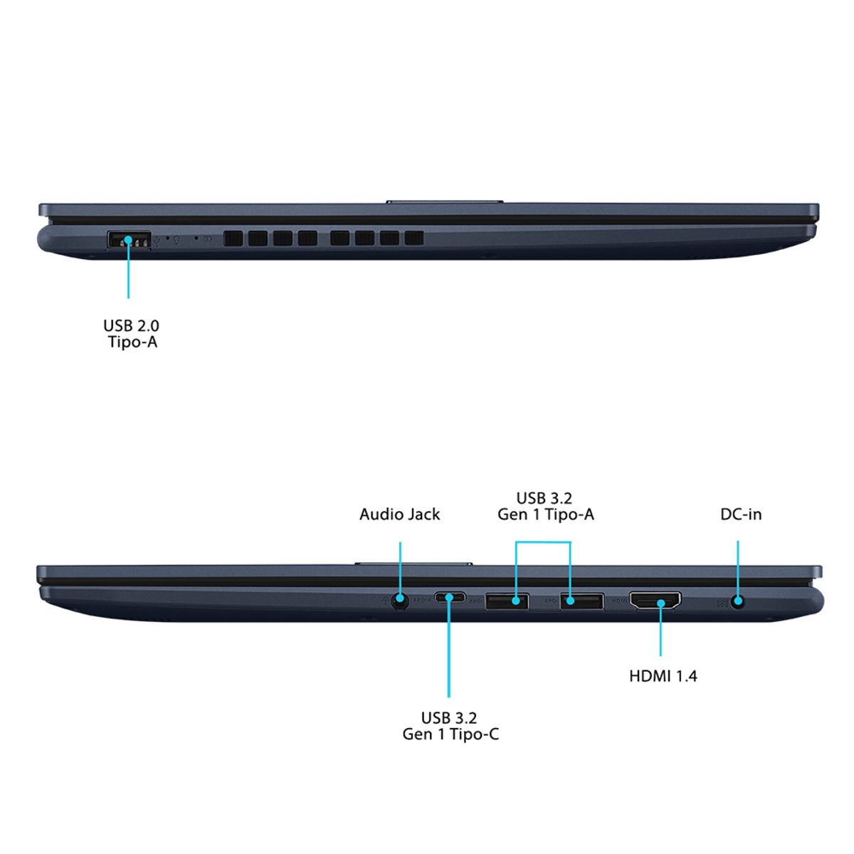 ASUS - Notebook ASUS Vivobook 15 Intel Core i5 12GB RAM 512GB SSD 15.6"