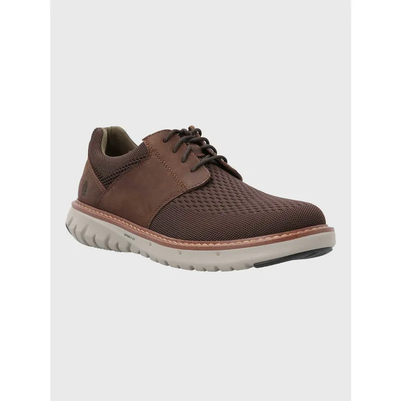 HUSH PUPPIES - Zapato Smart Hombre Hybrid Lace Café HUSH PUPPIES