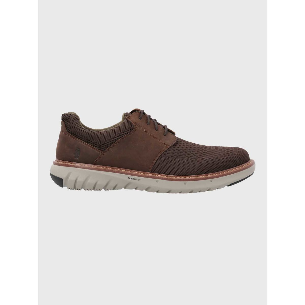 HUSH PUPPIES - Zapato Smart Hombre Hybrid Lace Café HUSH PUPPIES