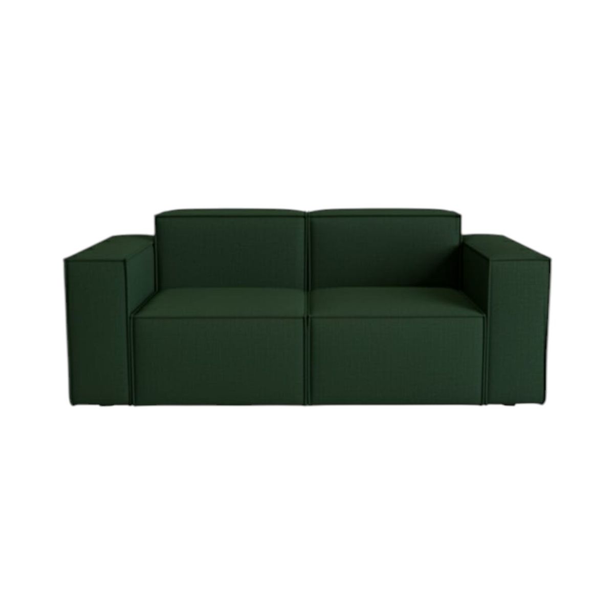 DISEÑOS VALESTRINI - SOFA AURA DOS CUERPOS LINO VERDE
