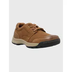 HUSH PUPPIES - Zapato Cuero Hombre Duran Café