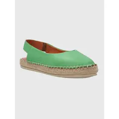 HUSH PUPPIES - Alpargata Cuero Mujer Teglio Verde