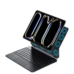 GENERICO - Funda Con Teclado Para iPad Air 11 M3 M2 / Air 10.9 Gen Magnético