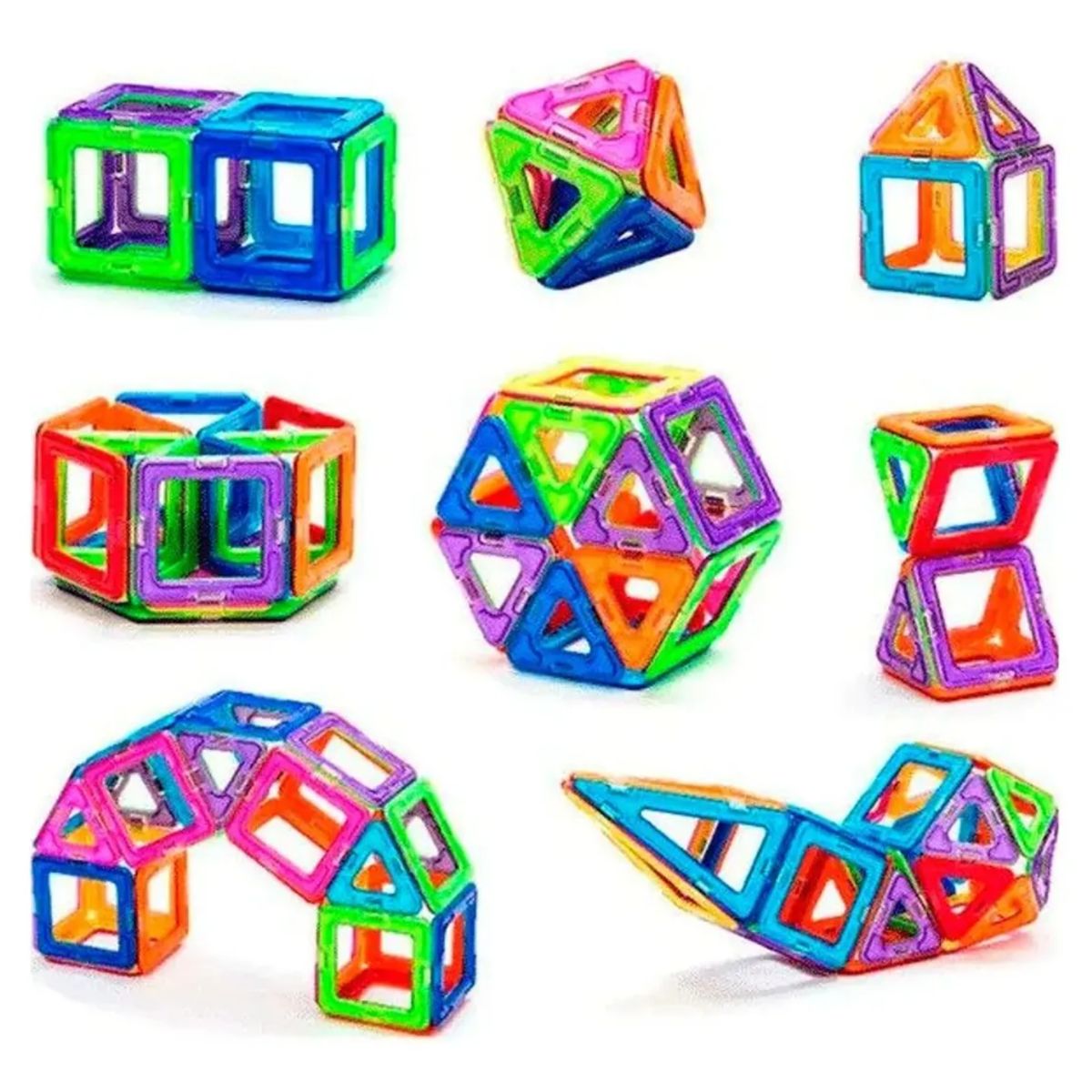 GENERICO - Juego De Bloques Magnéticos Construcción 36 Piezas