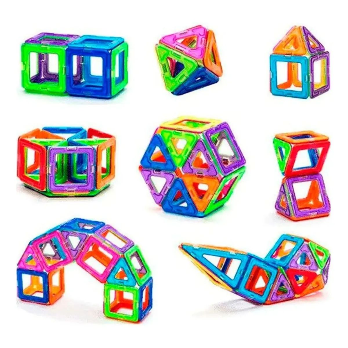 GENERICO - Juego De Bloques Magnéticos Construcción 36 Piezas