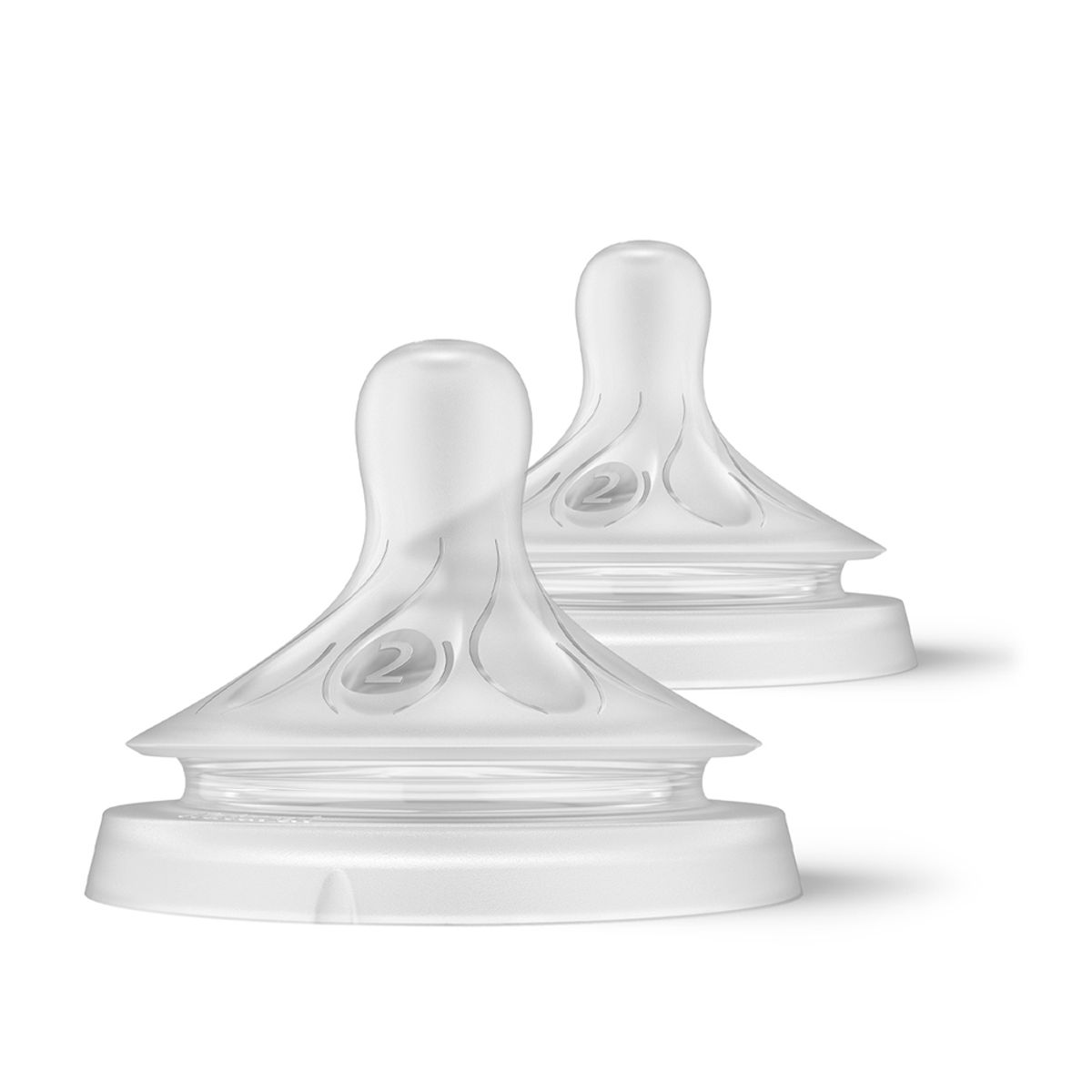 AVENT - 2 Tetinas Natural 3.0 Flujo Lento