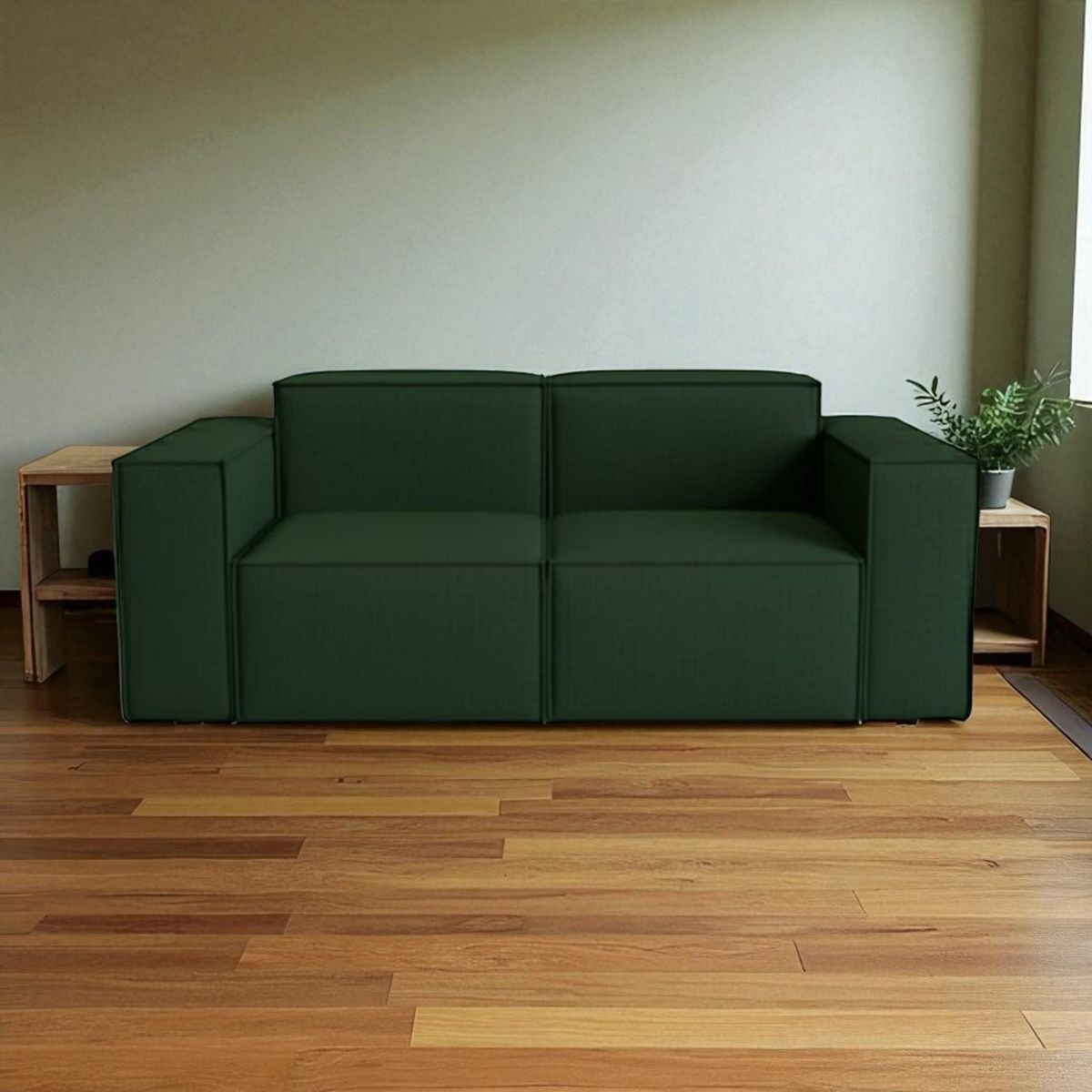 DISEÑOS VALESTRINI - SOFA AURA TRES CUERPOS LINO