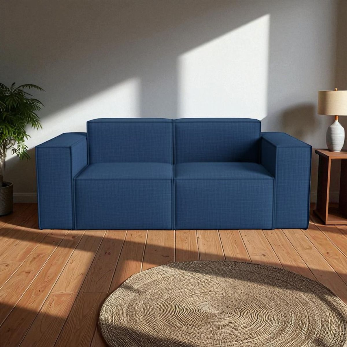 DISEÑOS VALESTRINI - SOFA AURA TRES CUERPOS LINO