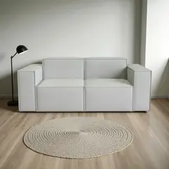 DISEÑOS VALESTRINI - SOFA AURA TRES CUERPOS LINO
