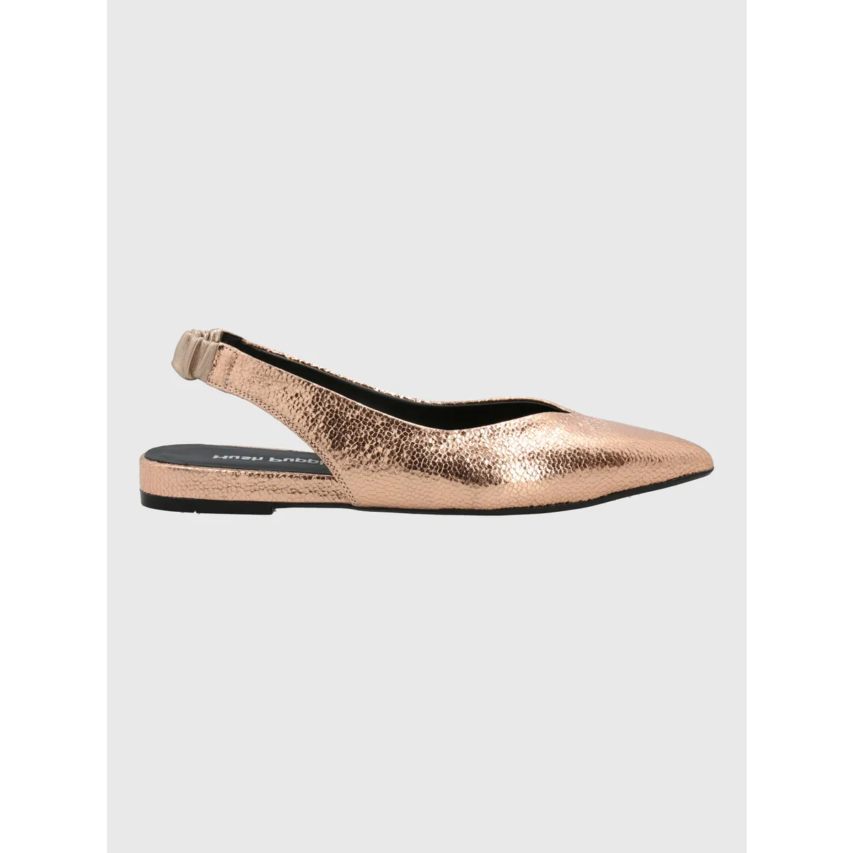 HUSH PUPPIES - Ballerina Mujer Cuero Carmin Metalizada HUSH PUPPIES