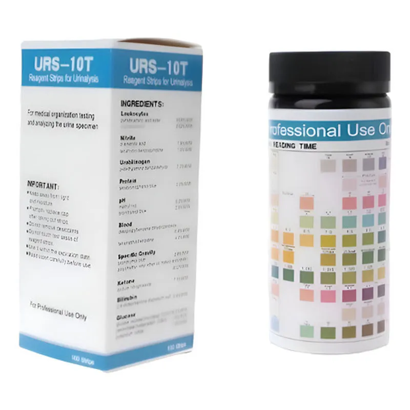GENERICO - Tiras Reactivas Orina Cetonas Ph Glucosa Leucocitos 10en 1