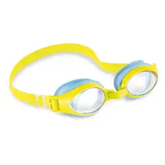 INTEX - Lentes de Natación Kids Aqua Flow 3-8 Años Amarillo