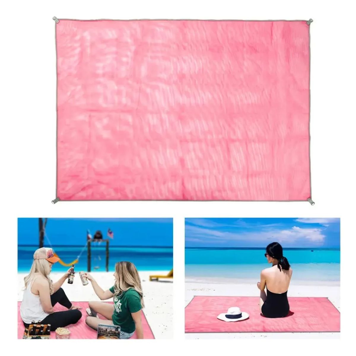 GENERICO - Lona De Playa Antiarena Manta Playera Picnic Impermeable