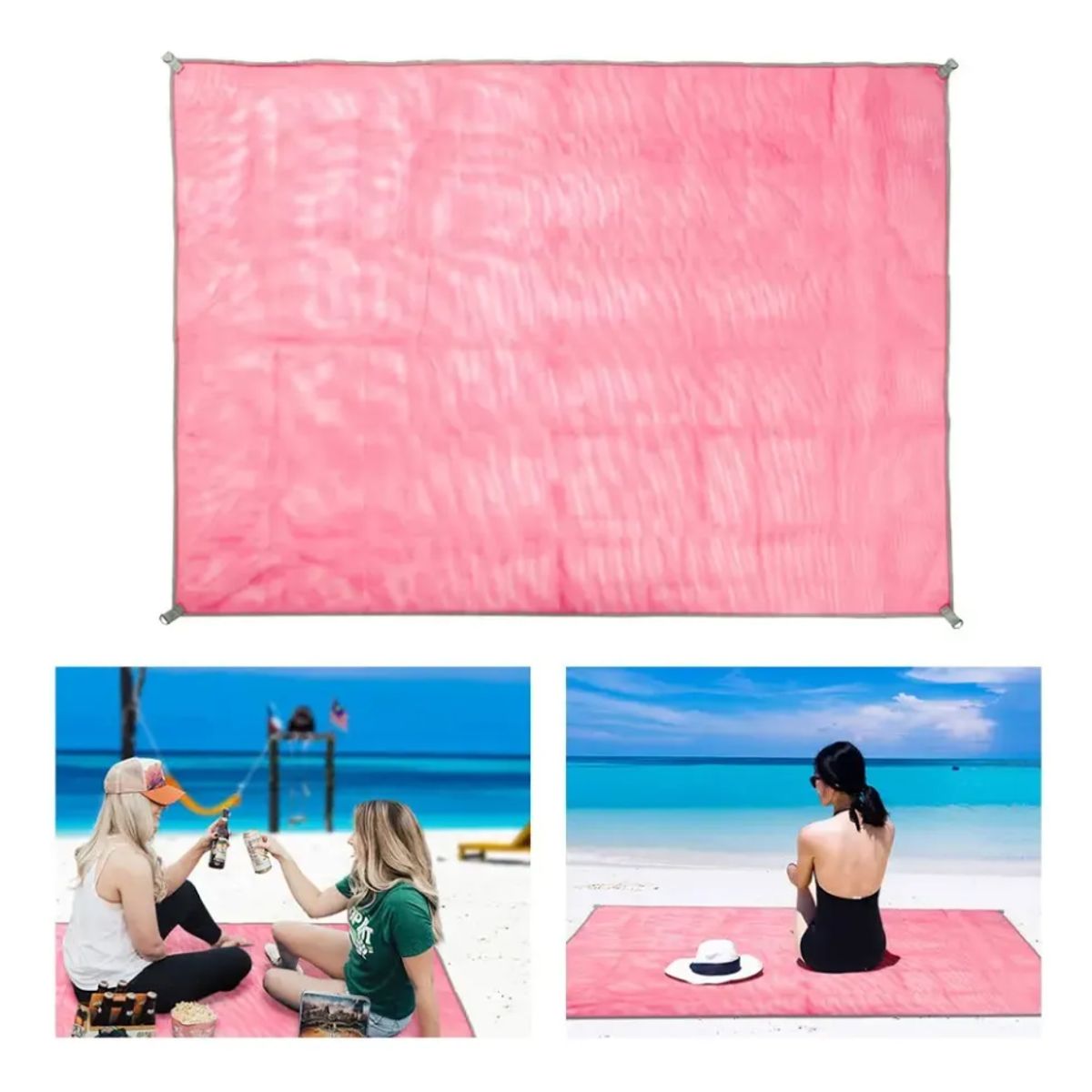 GENERICO - Lona De Playa Antiarena Manta Playera Picnic Impermeable