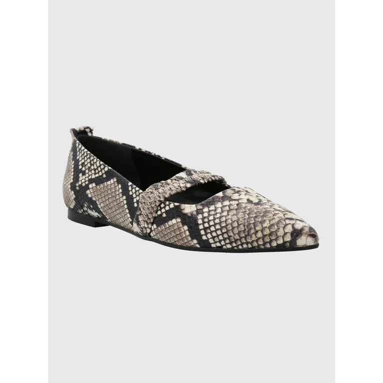 Ballerina Cuero Mujer Zander Gris