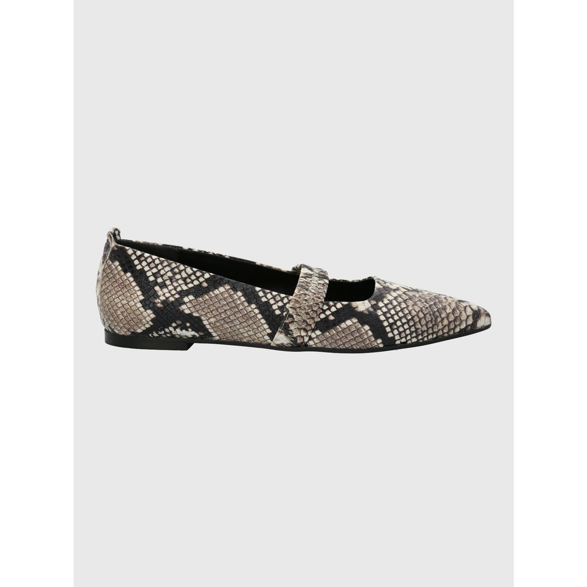 HUSH PUPPIES - Ballerina Cuero Mujer Zander Gris HUSH PUPPIES