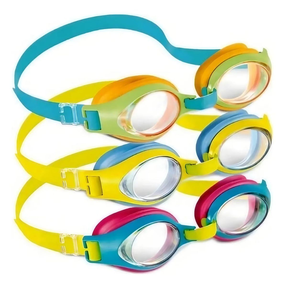INTEX - Lentes de Natación Kids INTEX Aqua Flow 3-8 Años Azul