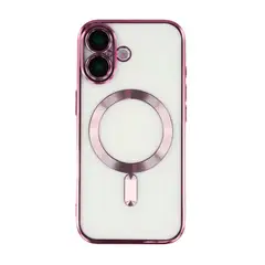 JOIGO - Carcasa Para iPhone 17 Pro Max Bordes Compatible con Magsafe Rojo
