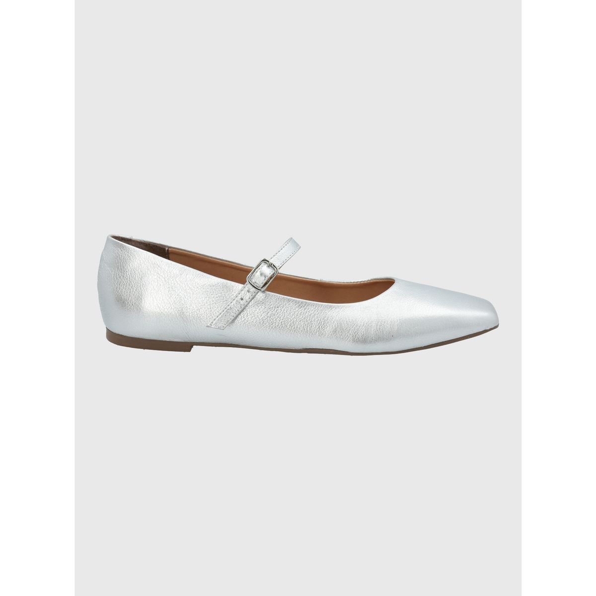 HUSH PUPPIES - Ballerina Cuero Mujer Lovere Metalizada HUSH PUPPIES