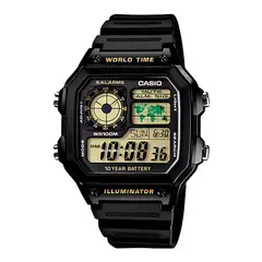 CASIO - Reloj Ae-1200wh-1bv Hombre Digital Resina - Negro