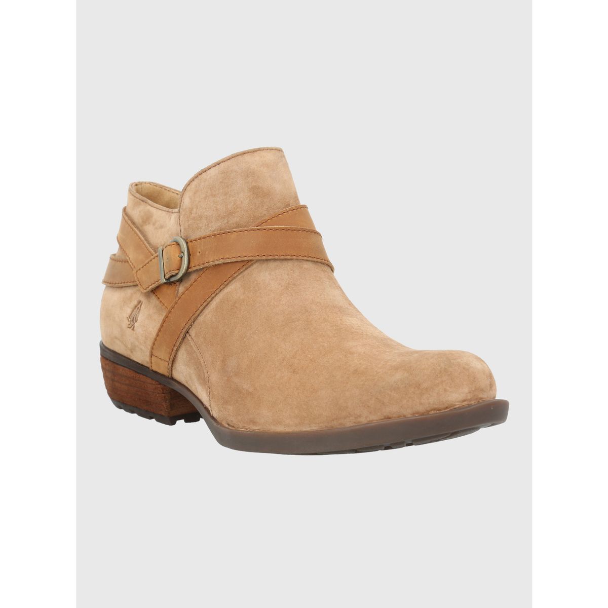 HUSH PUPPIES - Botin Cuero Mujer Breda Café HUSH PUPPIES