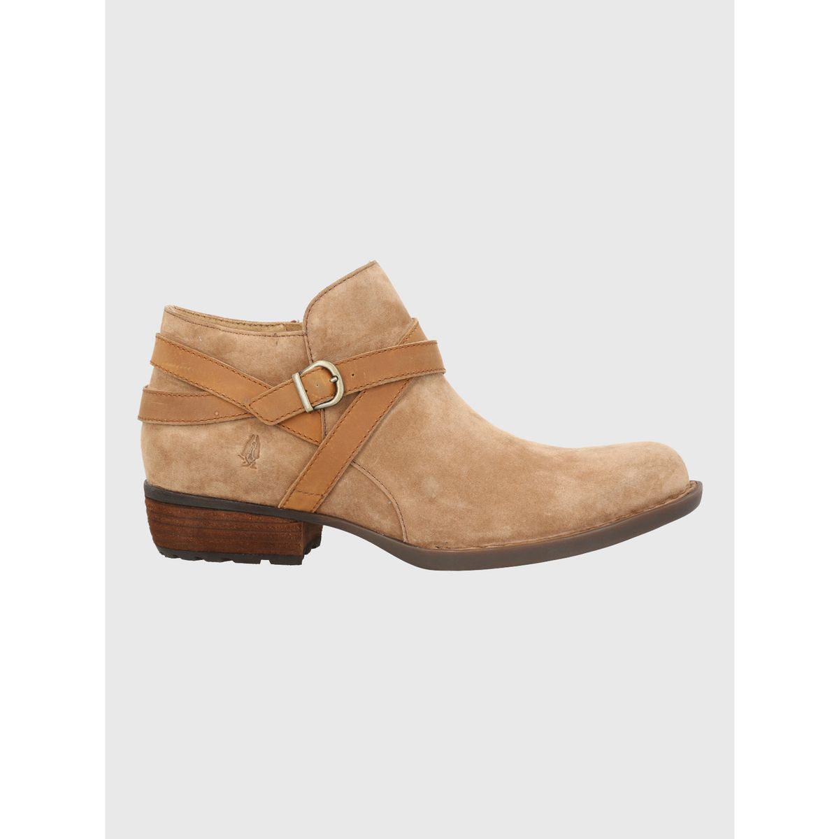 HUSH PUPPIES - Botin Cuero Mujer Breda Café HUSH PUPPIES