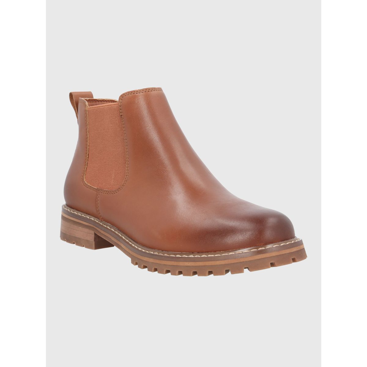 HUSH PUPPIES - Botin Cuero Mujer Leri Chelsea Café HUSH PUPPIES