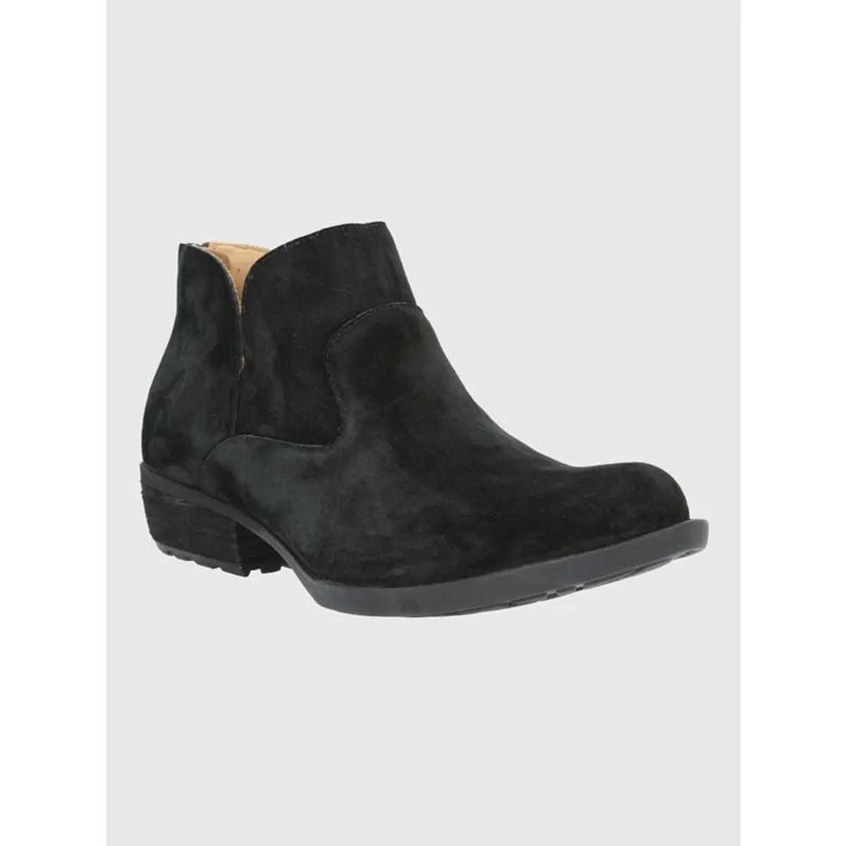 HUSH PUPPIES - Botin Cuero Mujer Lovaina Negro HUSH PUPPIES