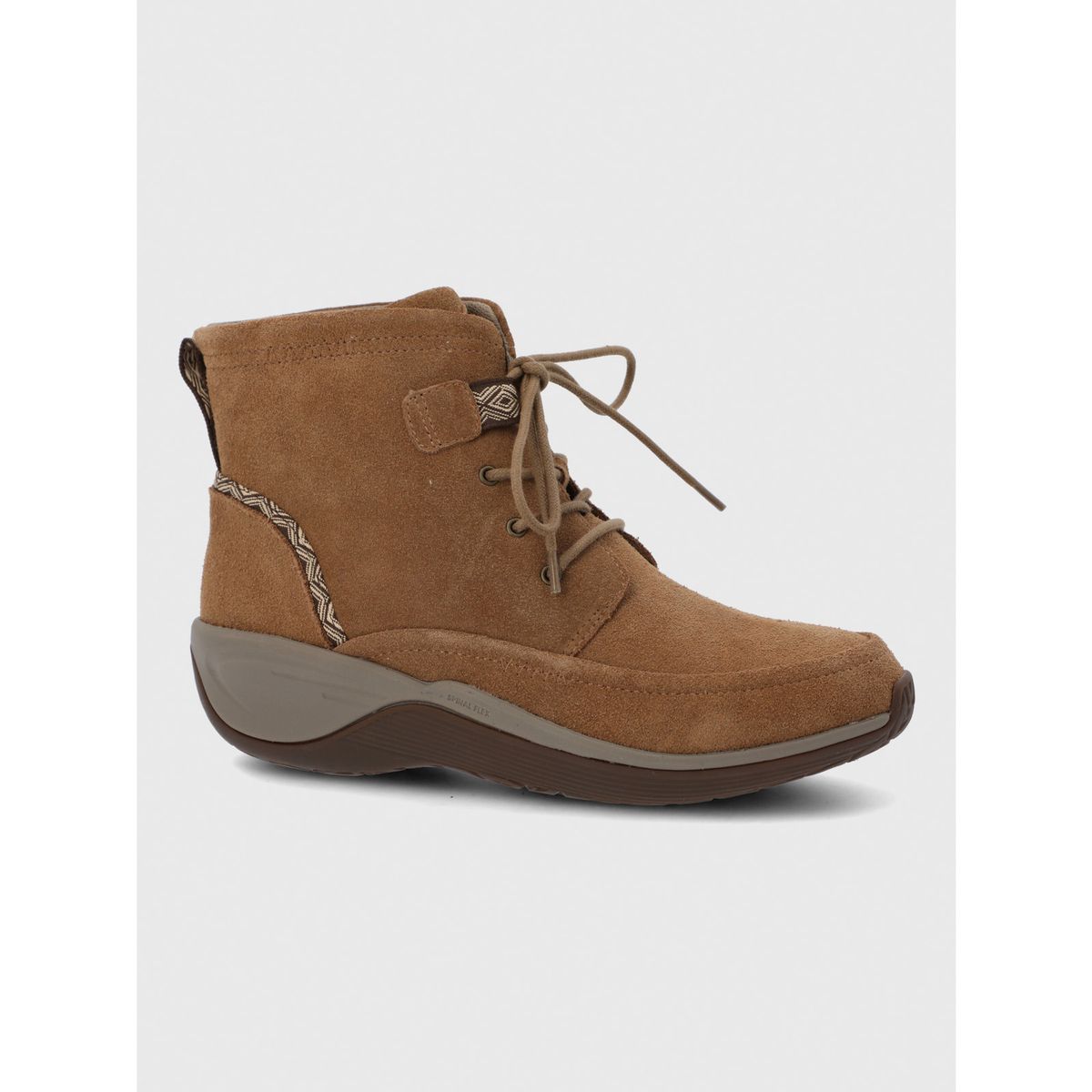 HUSH PUPPIES - Botin Cuero Mujer Spinal Rug Lace II Café HUSH PUPPIES