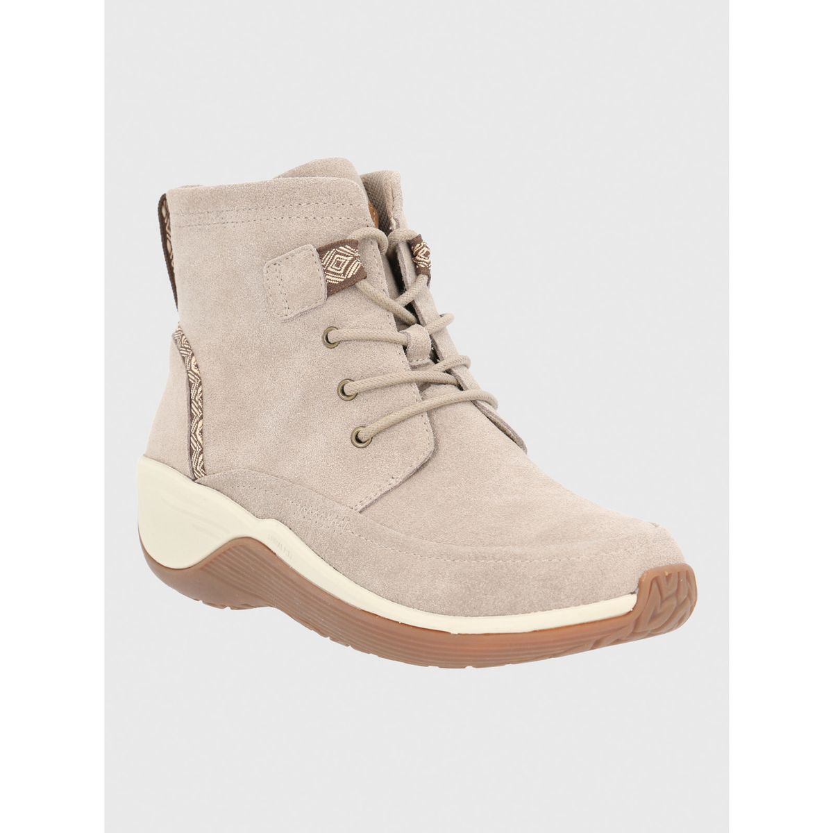 HUSH PUPPIES - Botin Cuero Mujer Spinal Rug Lace Beige HUSH PUPPIES